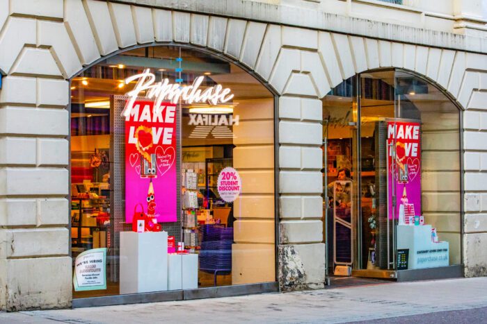 Paperchase storefront